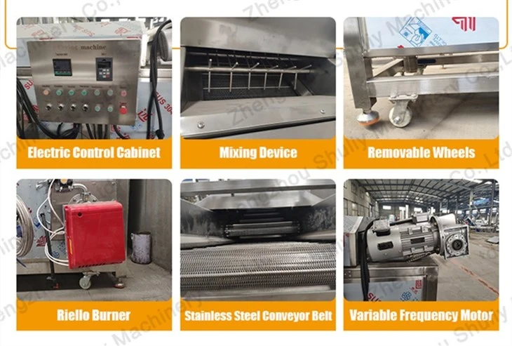 continuous fryer machine