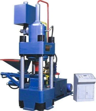 Metal chips briquetting machine3