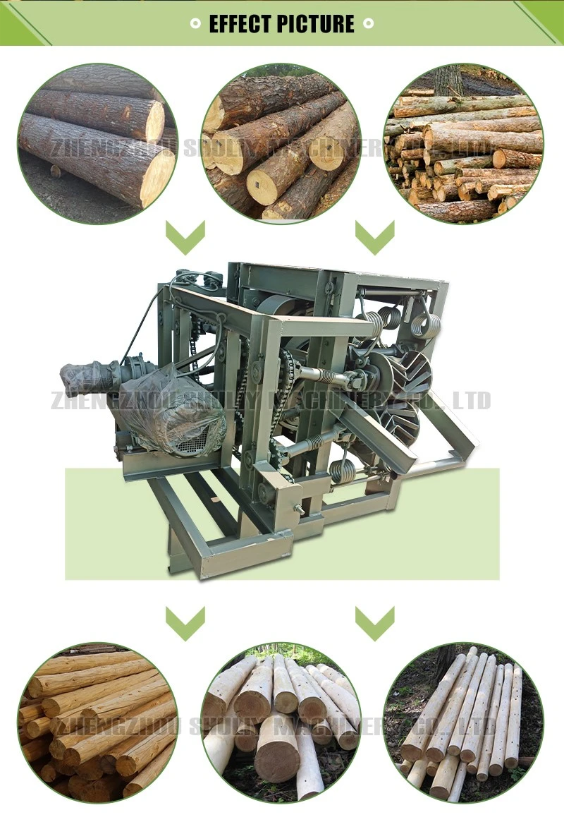Timber peeling machine Timber peeling machine