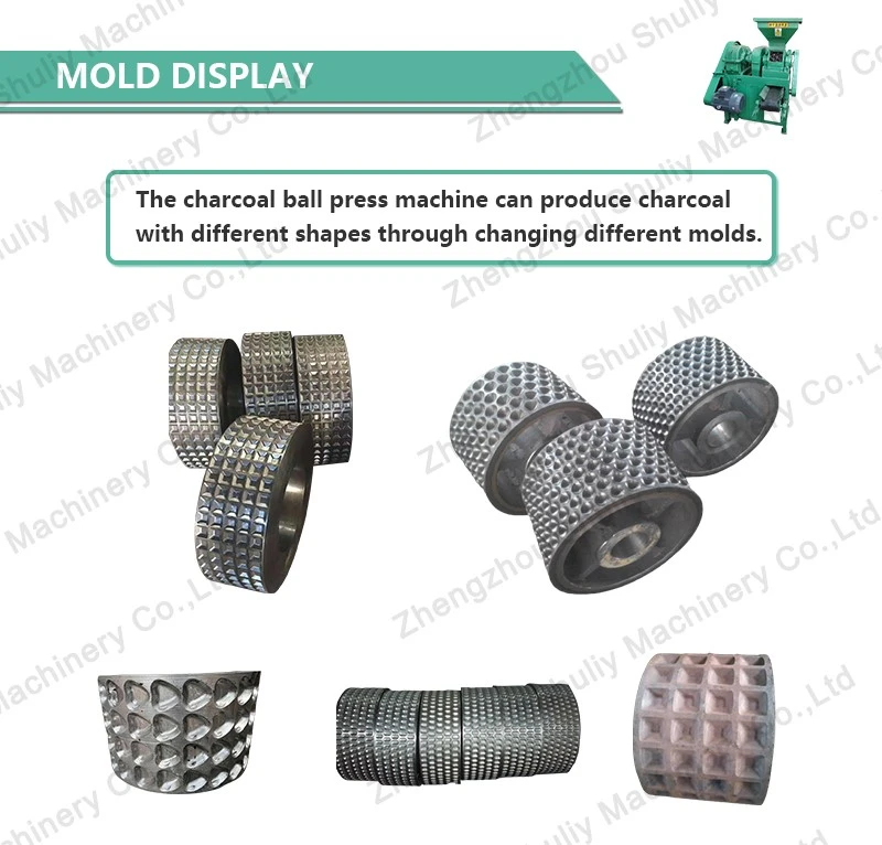Oval charcoal Briquette Press machine Oval charcoal Briquette Press machine