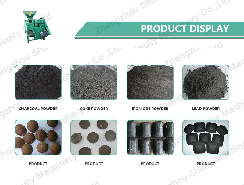 Oval charcoal Briquette Press machine Oval charcoal Briquette Press machine