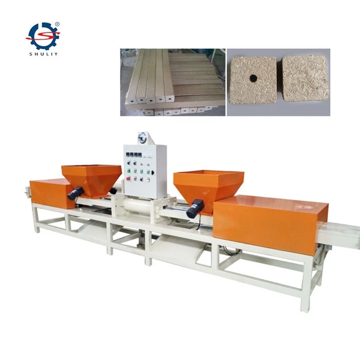 Sawdust block press machine3